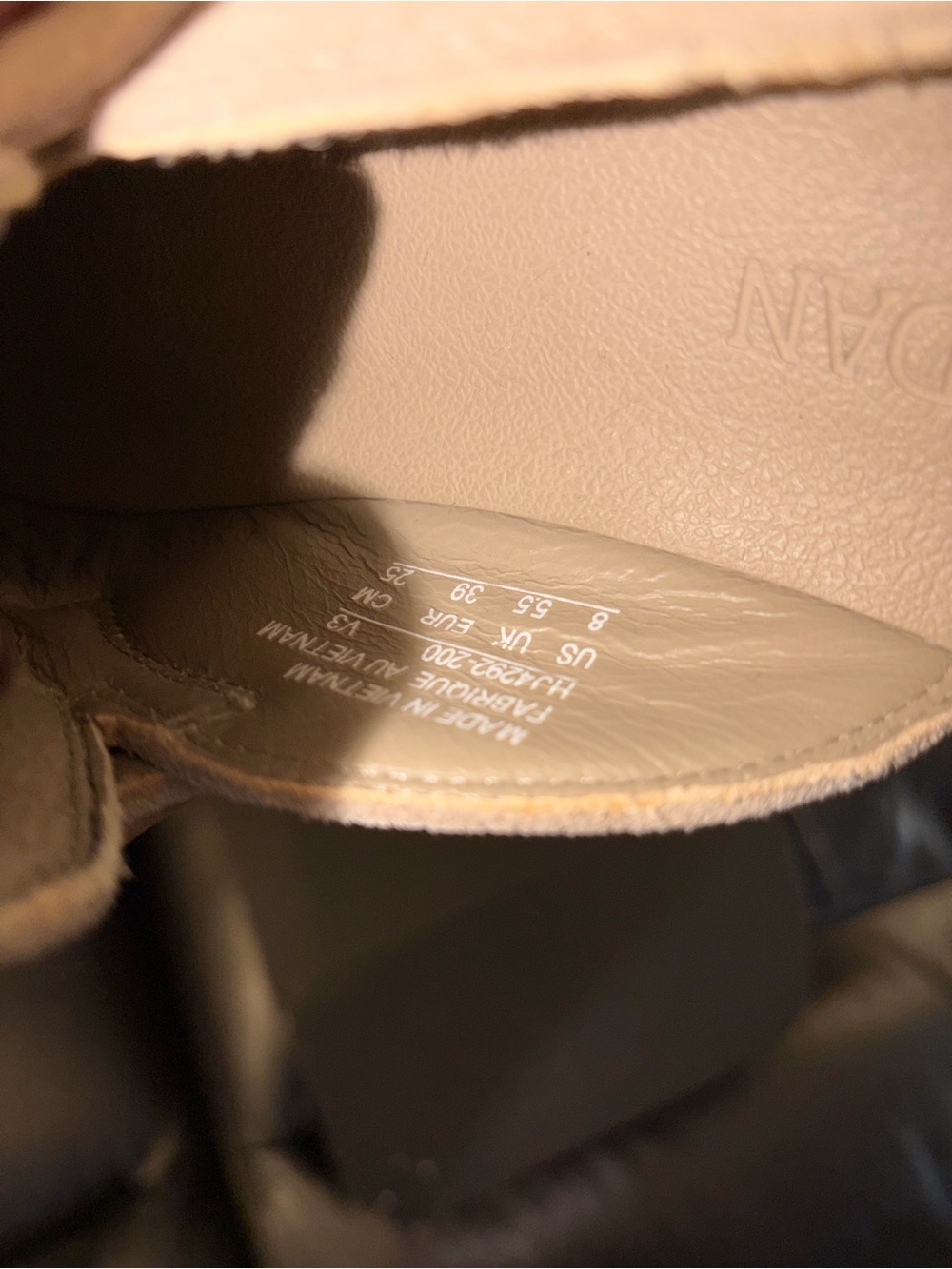 Jordan women Tan Suede Slip-On Loafers - Picture 5 of 6